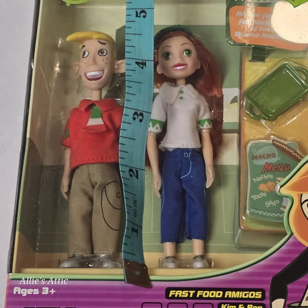 Disney Kim Possible Fast Food Amigos Kim & Ron 4